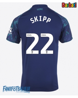 Leicester City Oliver Skipp #22 Tricou Fotbal Replică 2025-26 Barbati Deplasare